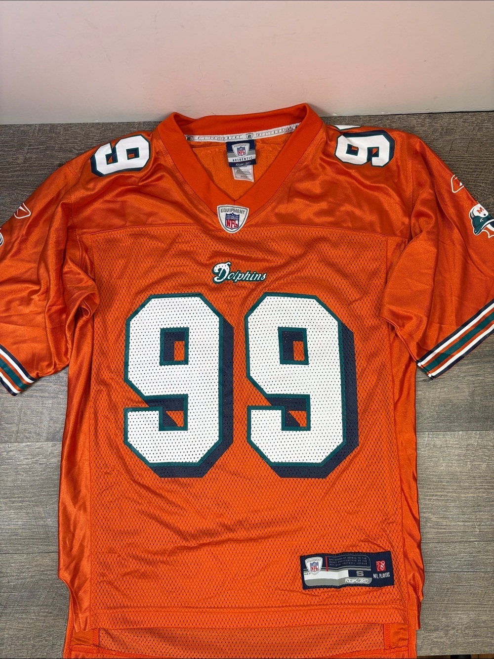 Vintage Reebok Miami Dolphins Jason Taylor #99 NFL Jersey – Size Small